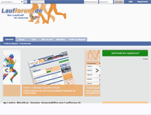 Tablet Screenshot of laufforum.de
